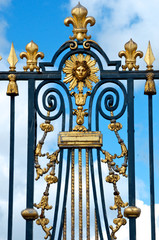 Wrought Iron and gold embellishments, Versailles, France 