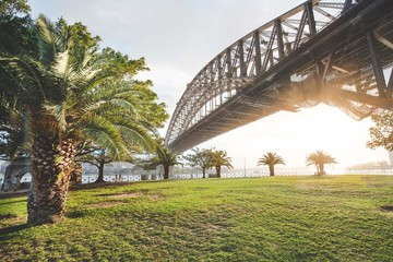 Sydney Harbour and Bridge Long Exposure Sunset