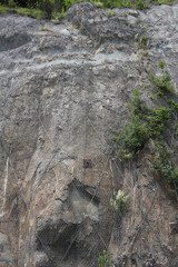 Slope rockfall protection mesh