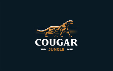 The image of a cougar or panther.
