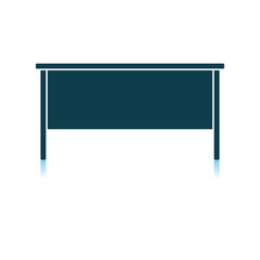 Obraz premium Office Table Icon