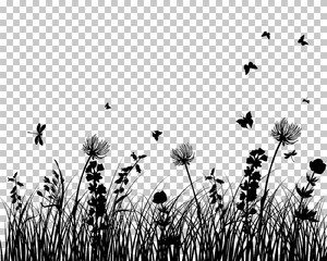 meadow silhouettes