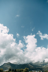 Sunny beaches and historical attractions. Panoramic views in Budva, Montenegro.