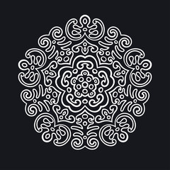 Mandala. ornamental motifs. 