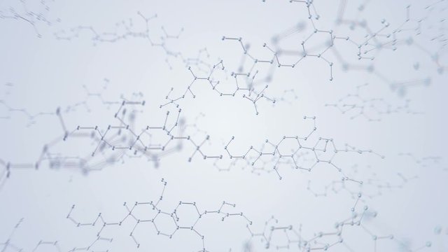 Molecular structure abstract background