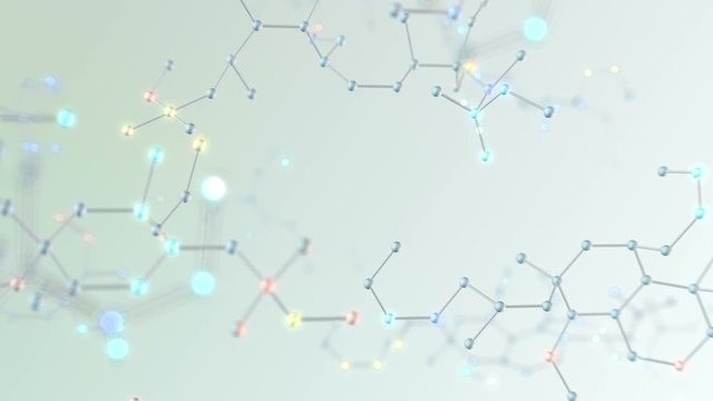 Molecular structure abstract background