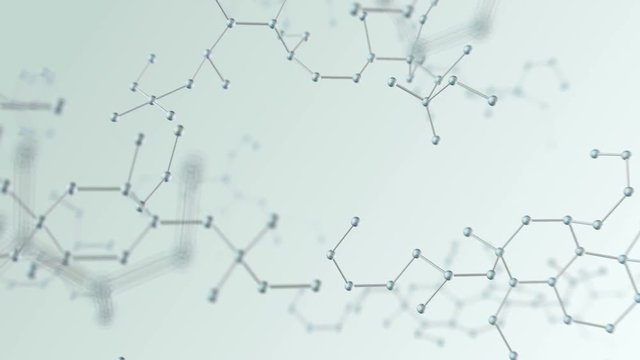 Molecular structure abstract background