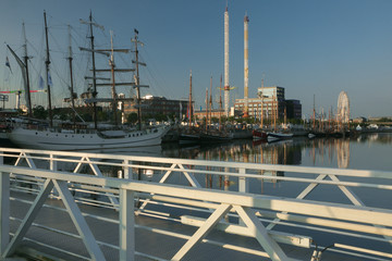 Segelschiffe zur Kieler Woche an der Hörn