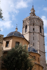 Fototapeta na wymiar Cathédrale de Valence en Espagne 