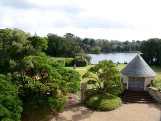 The grounds of Palace House in Beaulieu, Hampshire