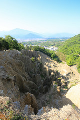 徳島県阿波市　阿波の土柱