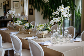 bouquet of flowers in a vase on the table