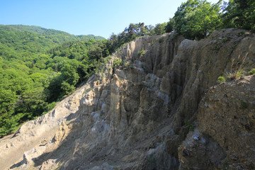 徳島県阿波市　阿波の土柱