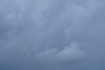Cloudy Skies during Thunder Storm