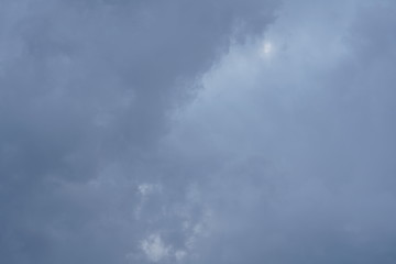Cloudy Skies during Thunder Storm