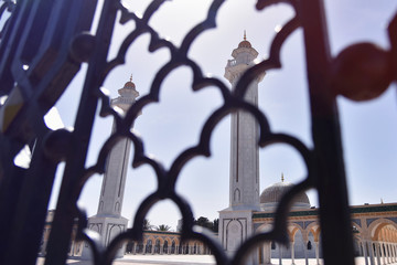 Monastir, Tunisia, July 2019. Mausoleum of Habib Bourgiba, the first President of the Republic of...