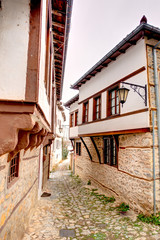 Fototapeta na wymiar Kastoria in winter, Greece