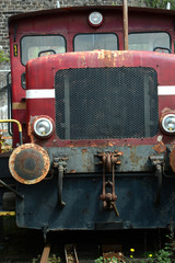alte Züge und Eisenbahn