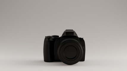 Black Digital DLSR Camera 3d illustration 3d render