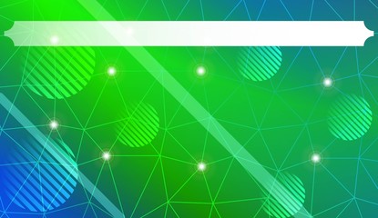 Abstract mosaic background with triangles, line, circle, space for text. Template for your banner. Vector illustration. Creative gradient color.