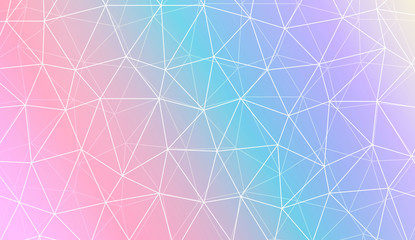 Original interior background in polygonal pattern with triangles style. For interior wallpaper, smart design, fashion print. Vector illustration. Blurred Background, Smooth Gradient Texture Color.