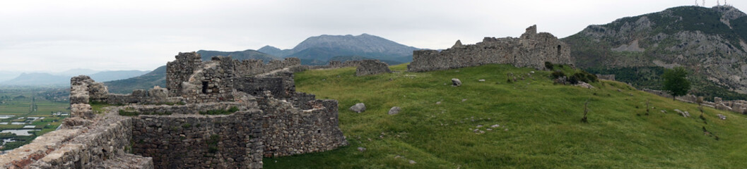 Fototapeta na wymiar Panorama of ruins