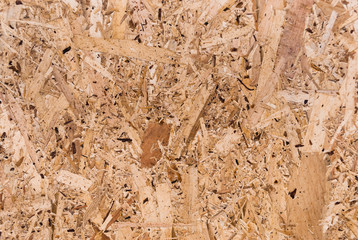 Plywood board texture.  Compressed sawdust panel background. Wood surface for interior design and decoration.