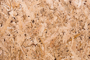 Plywood board texture.  Compressed sawdust panel background. Wood surface for interior design and decoration.
