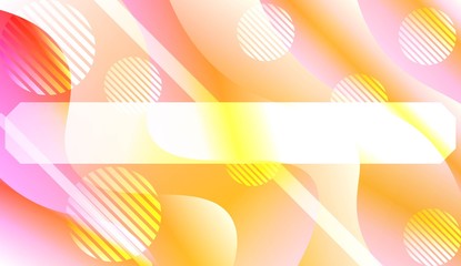 Wave Abstract Background. For Your Design Wallpaper, Presentation, Banner, Flyer, Cover Page, Landing Page. Vector Illustration with Color Gradient.