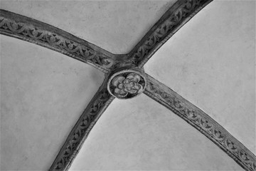 Gotisches Deckengewölbe