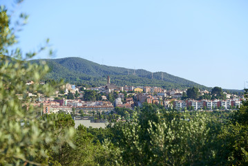 Fototapeta premium View of Gelida , Catalonia, Spain