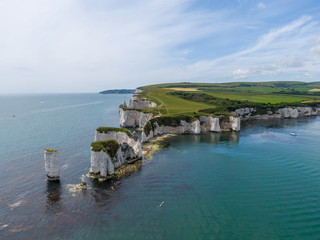 Old Harry's Rocks Banner, Dorset Aerial