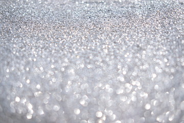crystal silver glitter abstract background and texture