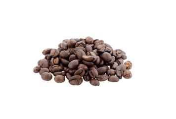 Coffee beans  Isolated on white background