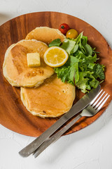 パンケーキセット Very delicious homemade pancake set