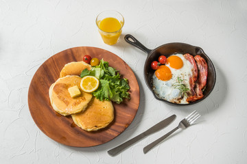 パンケーキセット Very delicious homemade pancake set