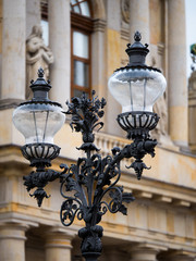 Fototapeta na wymiar Street Light of Warsaw