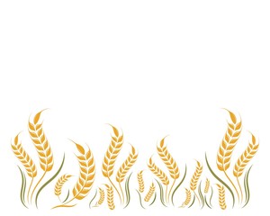 Agriculture wheat Logo Template vector icon