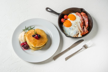 パンケーキセット Very delicious homemade pancake set