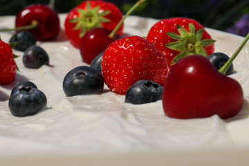 Low fat Skyr with summer fruit