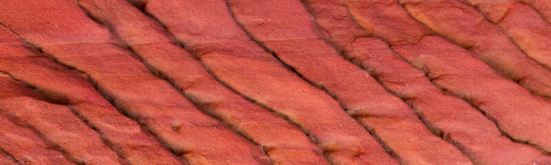 Coloured Canyon is a rock formation on South Sinai (Egypt) peninsula. Desert rocks of multicolored sandstone background.	