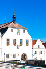 square in Stribro, Czech Republic