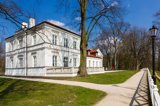 Place of birth Casimir Pulaski. Warka in Poland. Beautiful manor house in polish countryside.