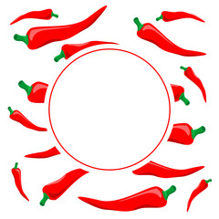 chili pepper plate