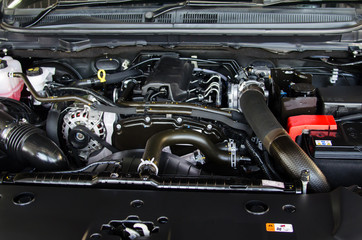 car engine detail