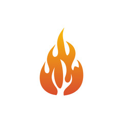 Flames logo icon design vector template