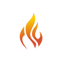 Flames logo icon design vector template
