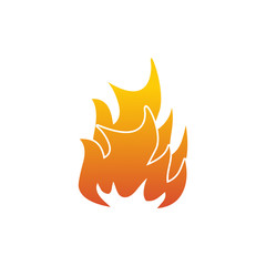 Flames logo icon design vector template
