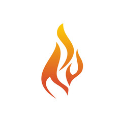 Flames logo icon design vector template