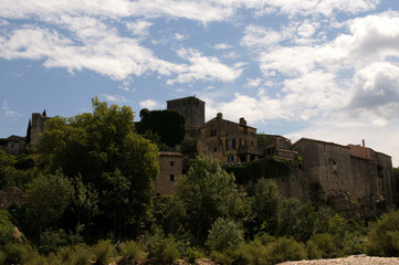 Fototapeta premium Montclus, village de caractère